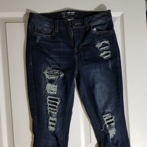 Ripped embroidered Jeans